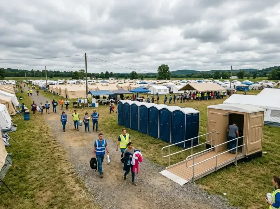 disaster-relief-camp-restrooms-010 — frequently asked questions, Dumpster & Portable Bathrooms Rental in Hunter, OH